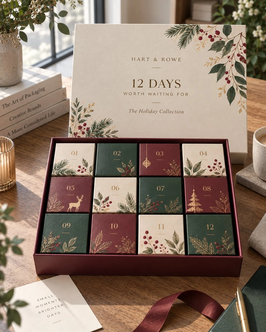 Custom Luxury 12-Compartment PR Advent Calendar Box 2560p HD