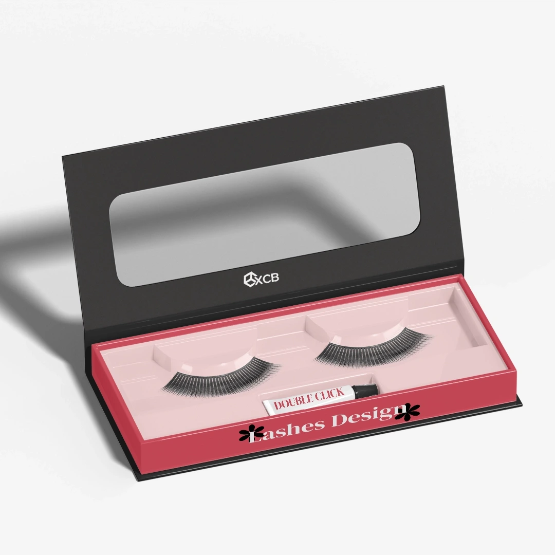 Custom Eyelash Packaging Boxes - XCB Packaging Wholesale 100 MOQ