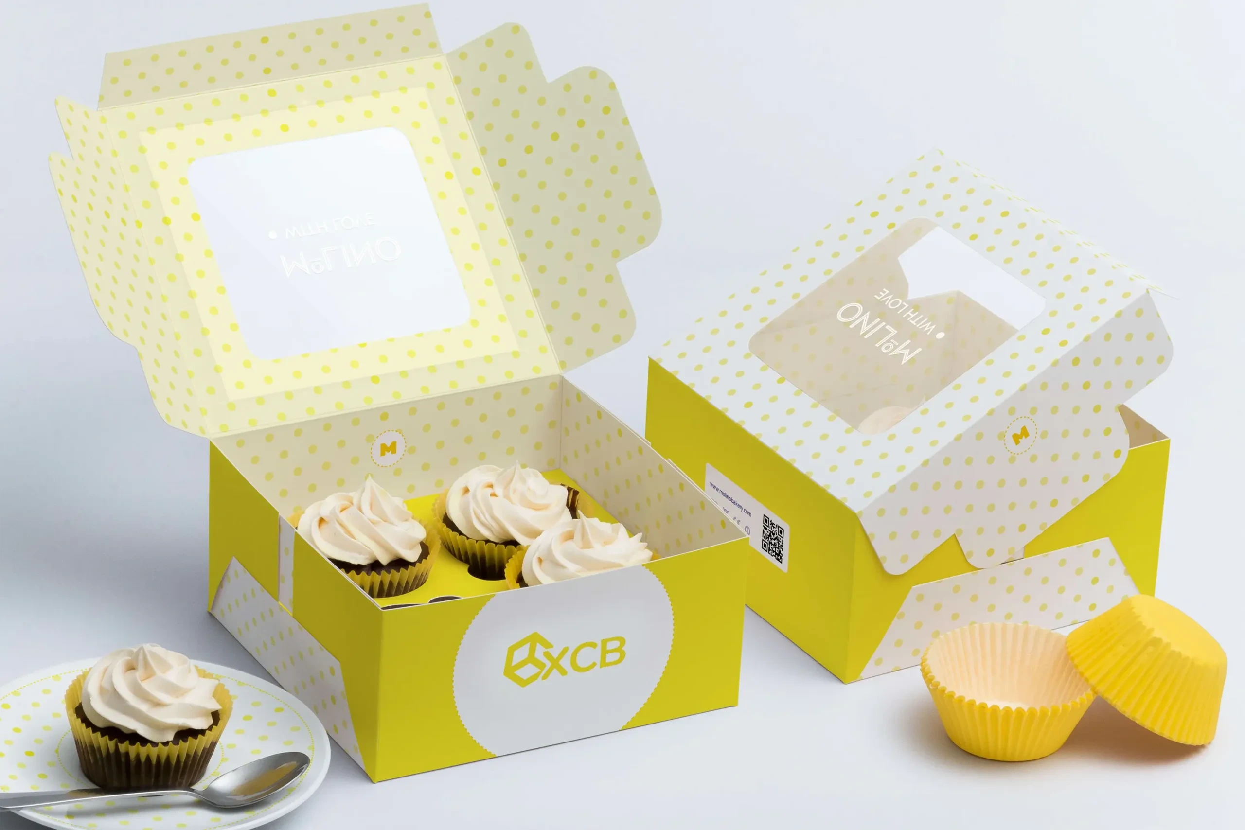 Custom Pastry & Croissant Boxes - XCB Packaging Wholesale 100 MOQ