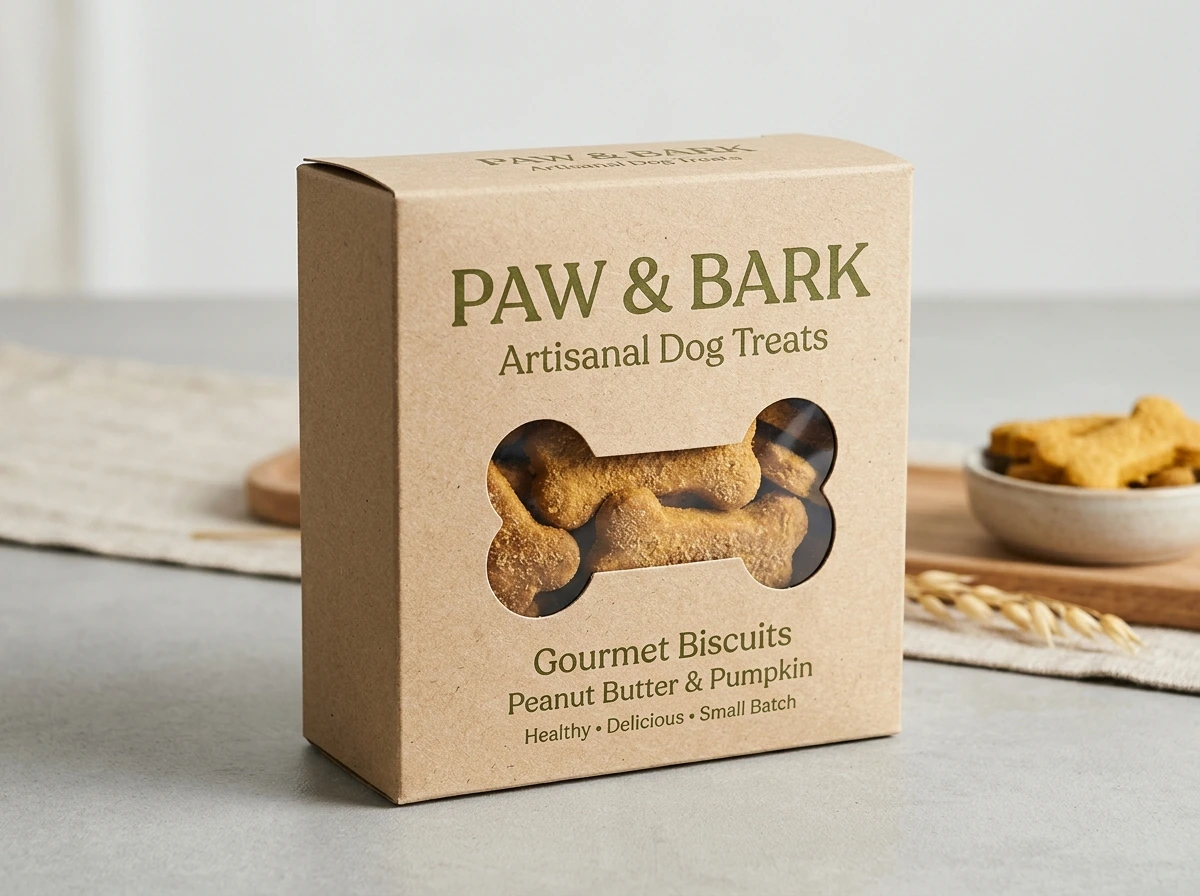 Custom Dog Treat Packaging Boxes Wholesale 100 MOQ