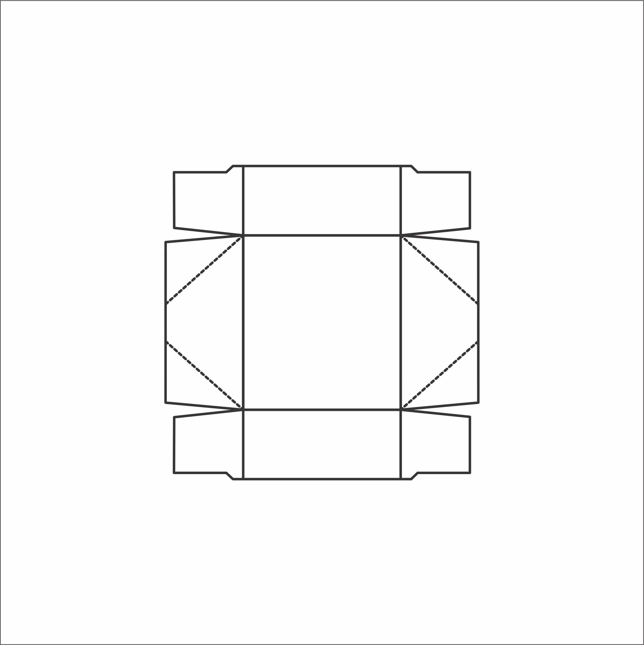 Four-Corner Collapsible Tray Box - XCB Packaging Wholesale 100 MOQ