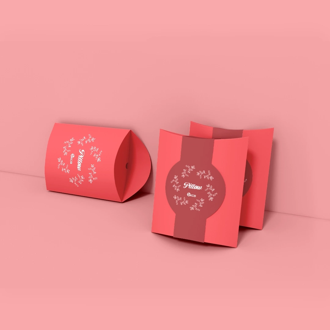Custom Printed Pillow Box - XCB Packaging Wholesale 100 MOQ